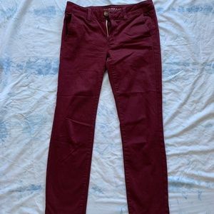 American eagle skinny twill pant